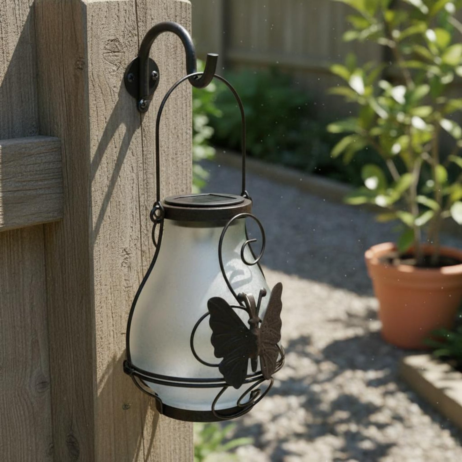 Solar Butterfly Lantern Waterp - Garden Lighting Decor reseña y precio