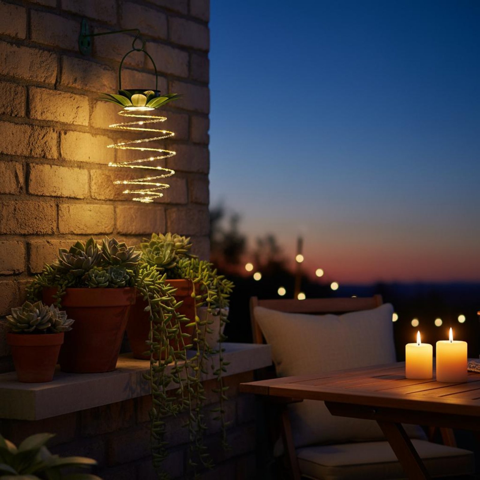 2 Pieces Solar Pineapple Lamp  - Garden Lighting Decor reseña y precio