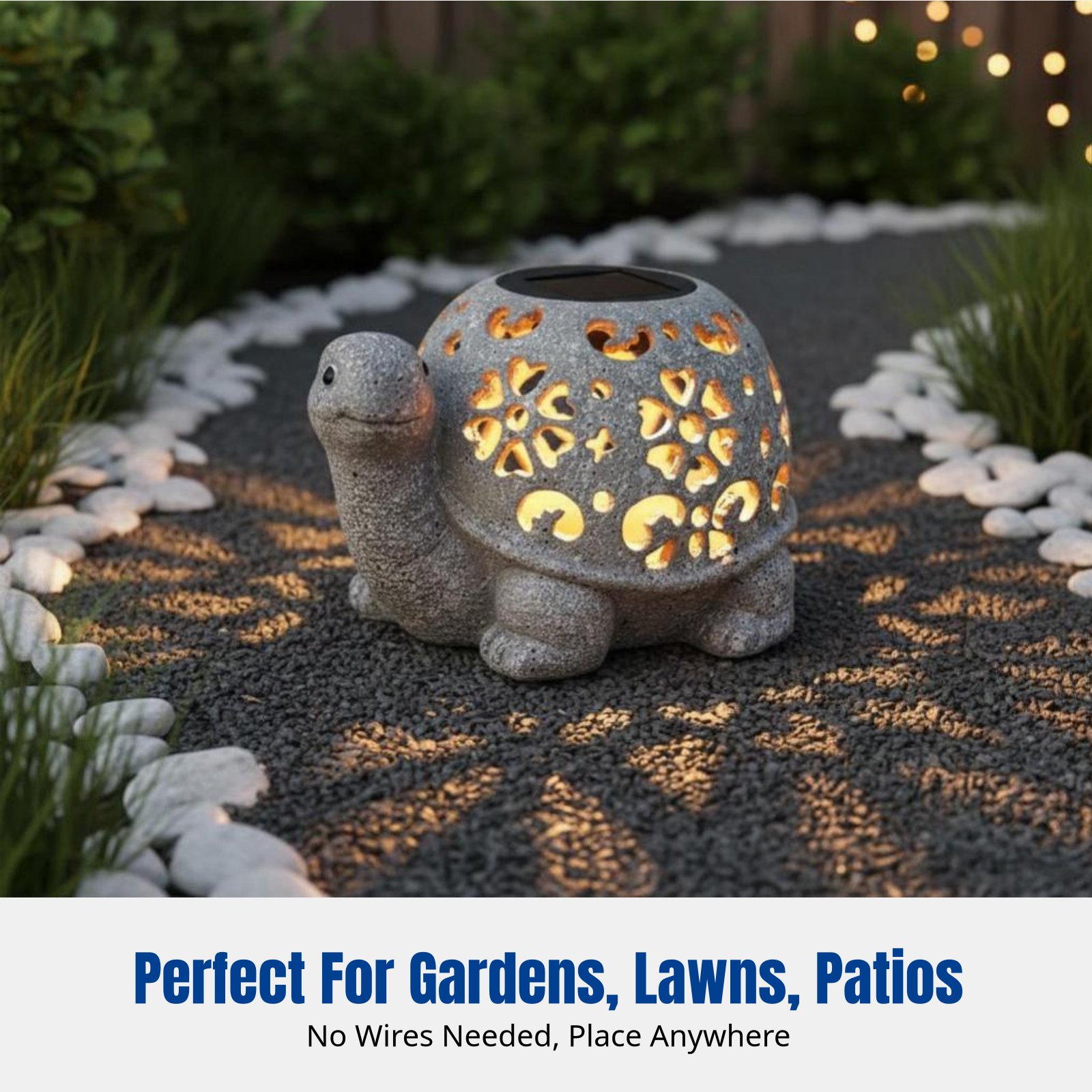 Garden Decor, Solar Hollow Tur - Garden Lighting Decor reseña y precio