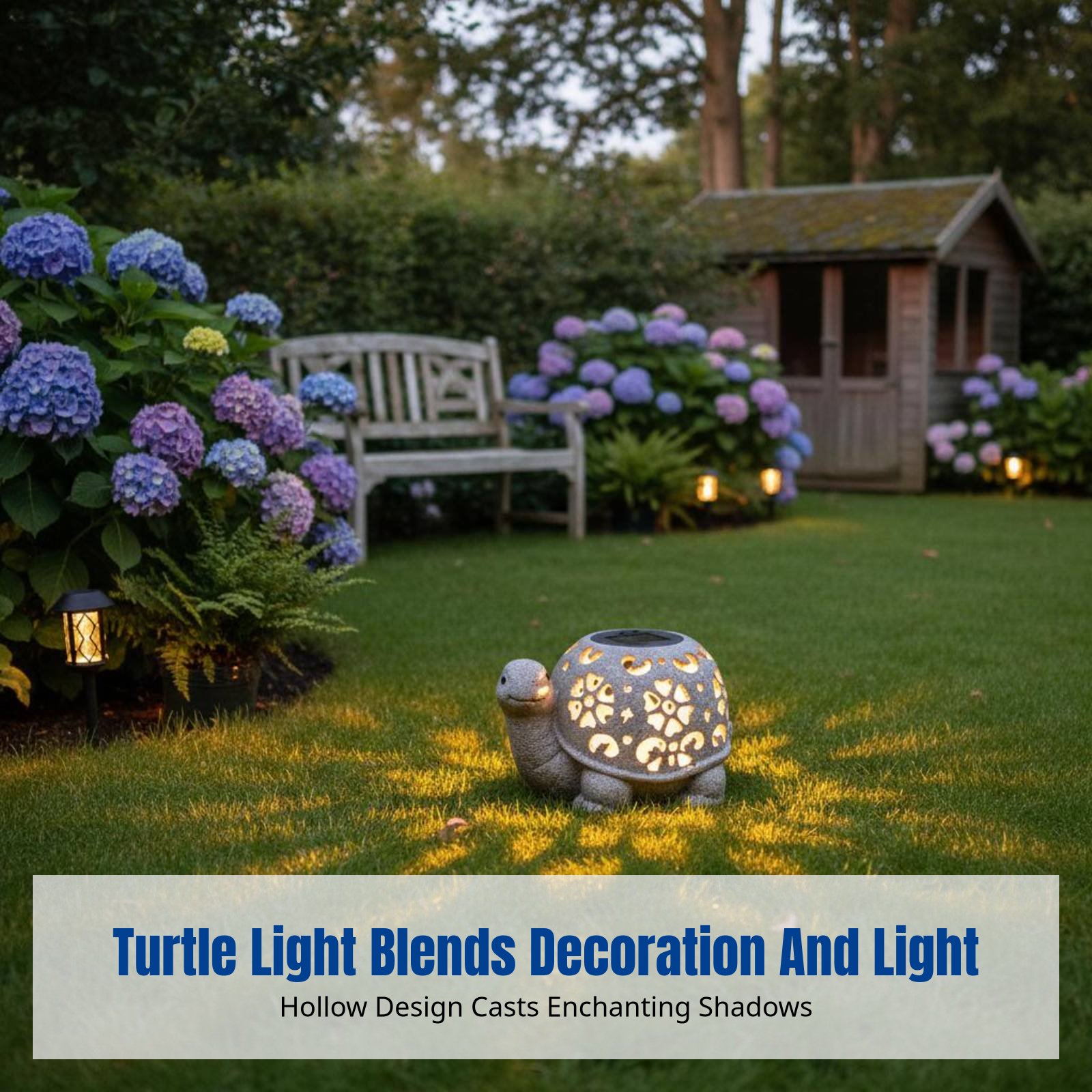 Garden Decor, Solar Hollow Tur - Garden Lighting Decor reseña y precio