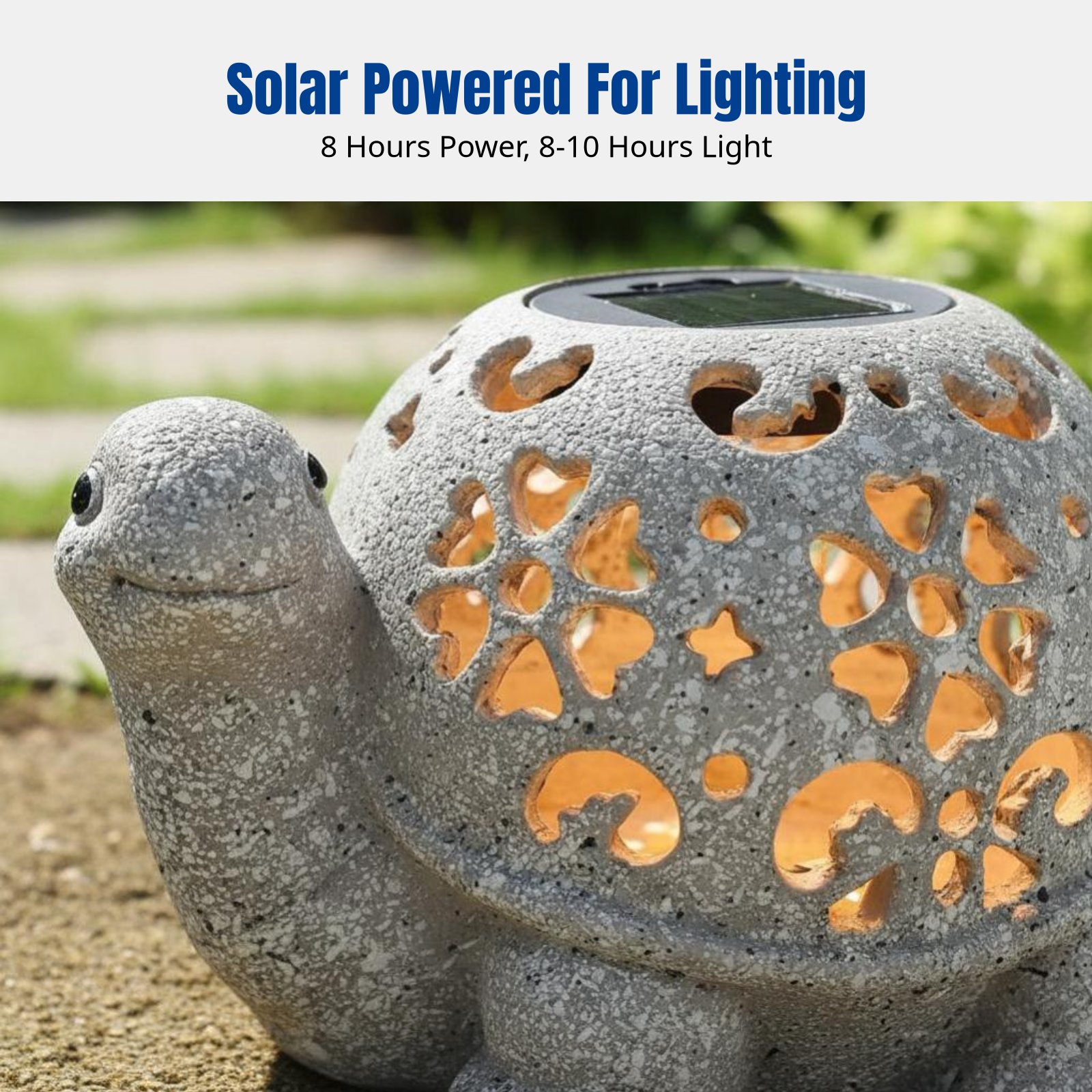 Garden Decor, Solar Hollow Tur - Garden Lighting Decor reseña y precio
