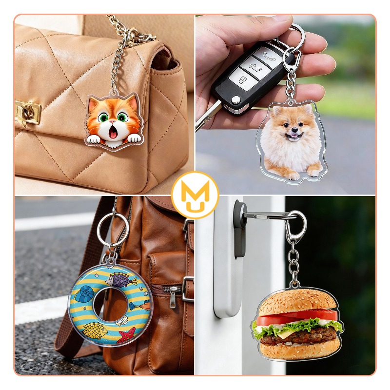 Three Chimpanzee Heads Keyring - Union Lighting & Decor Photos reseña y precio
