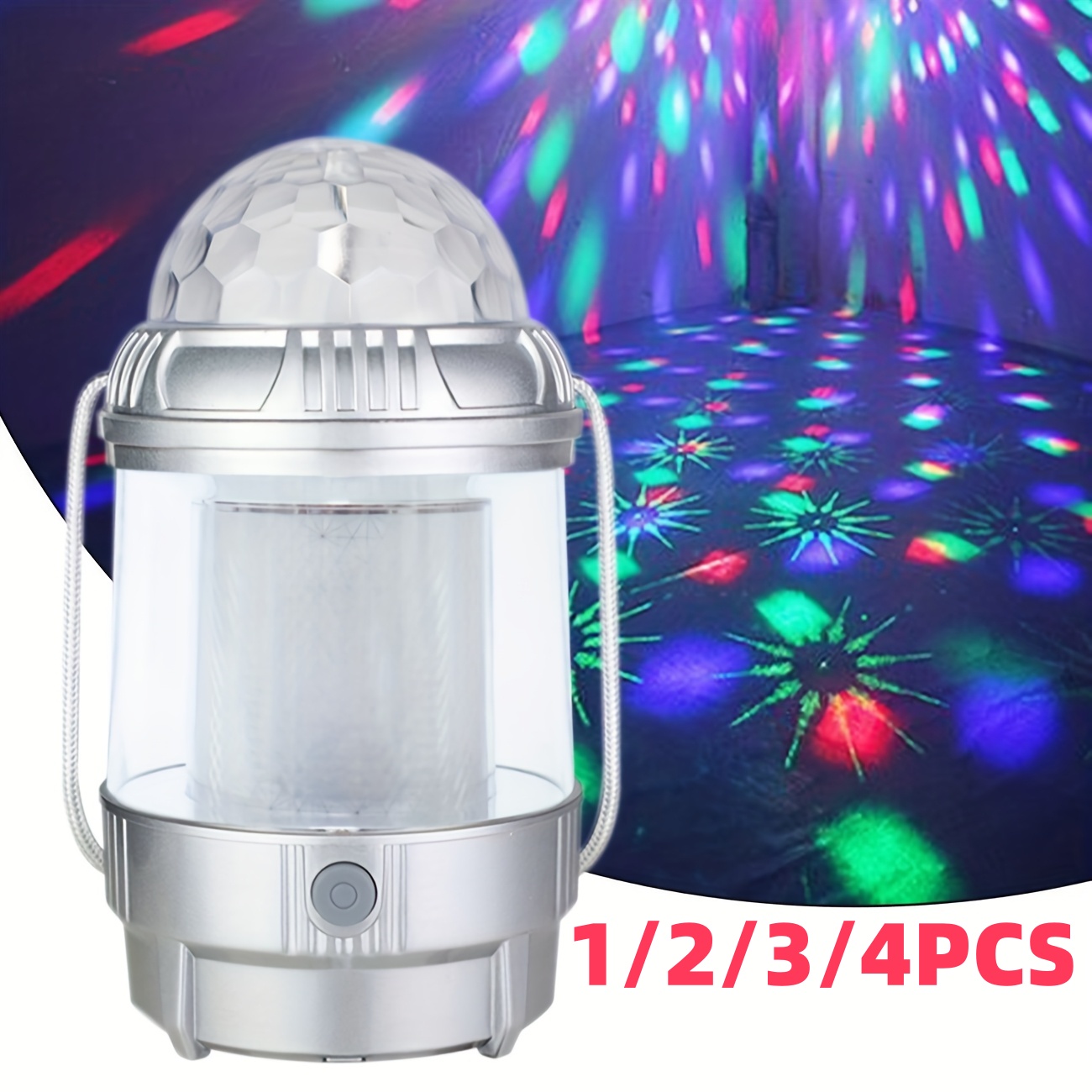 1-4PCS LEDCamping Lantern Rech - Lighting Decoration Outdoor reseña y precio