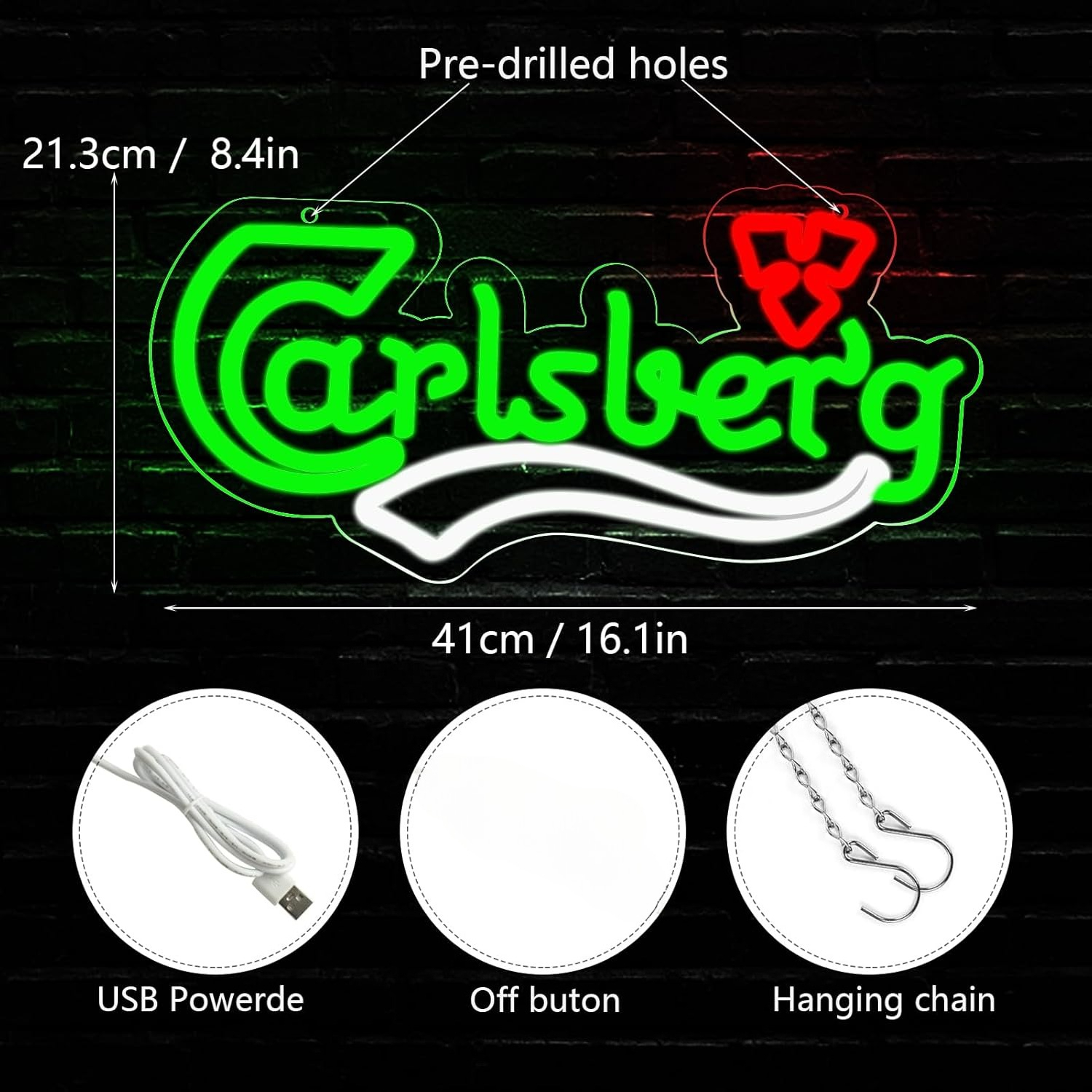 Beer Neon Sign Business USB Le - Garden Lighting Decor reseña y precio