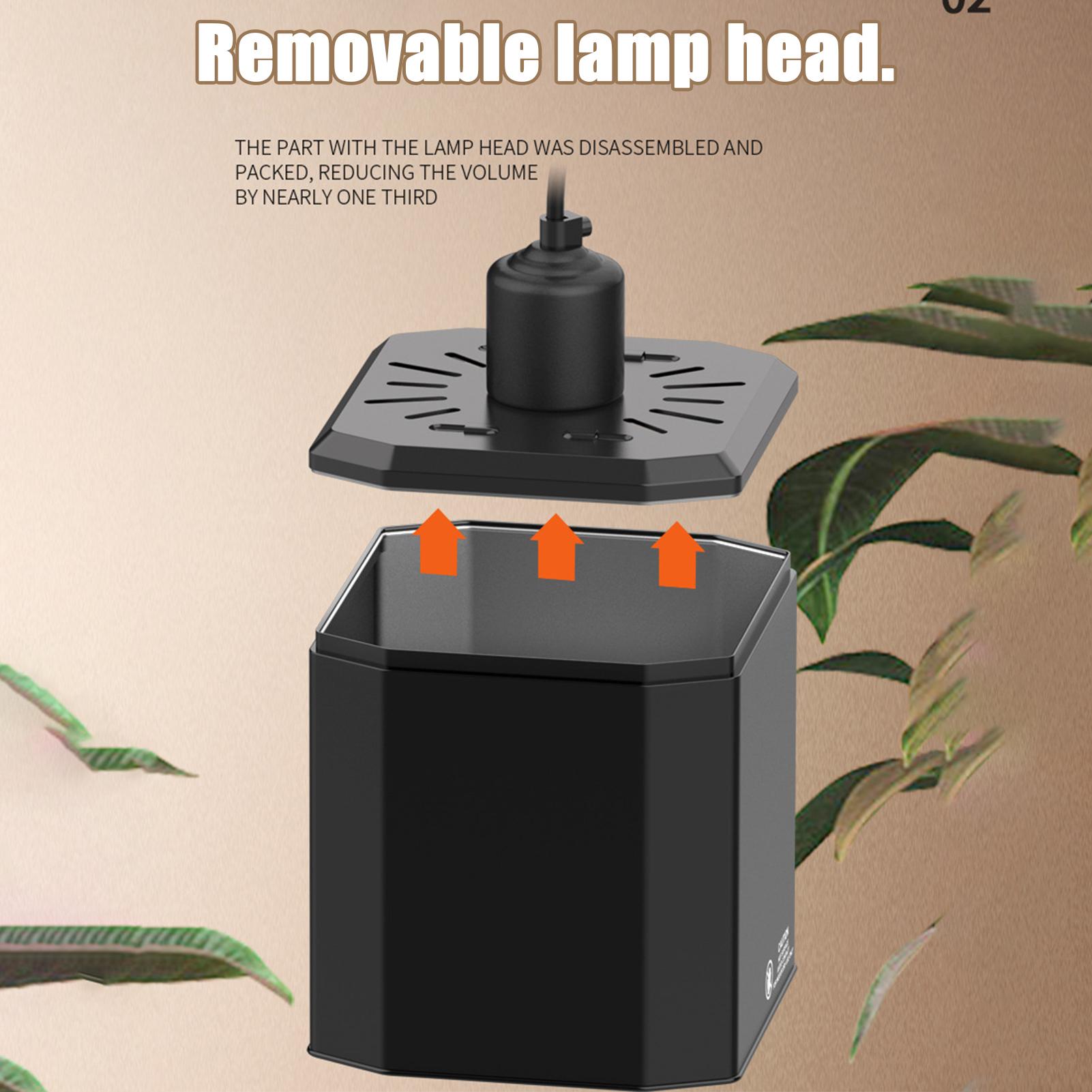 Reptile Heat Lamp Fixture Rept - Gecko Lighting & Decor reseña y precio