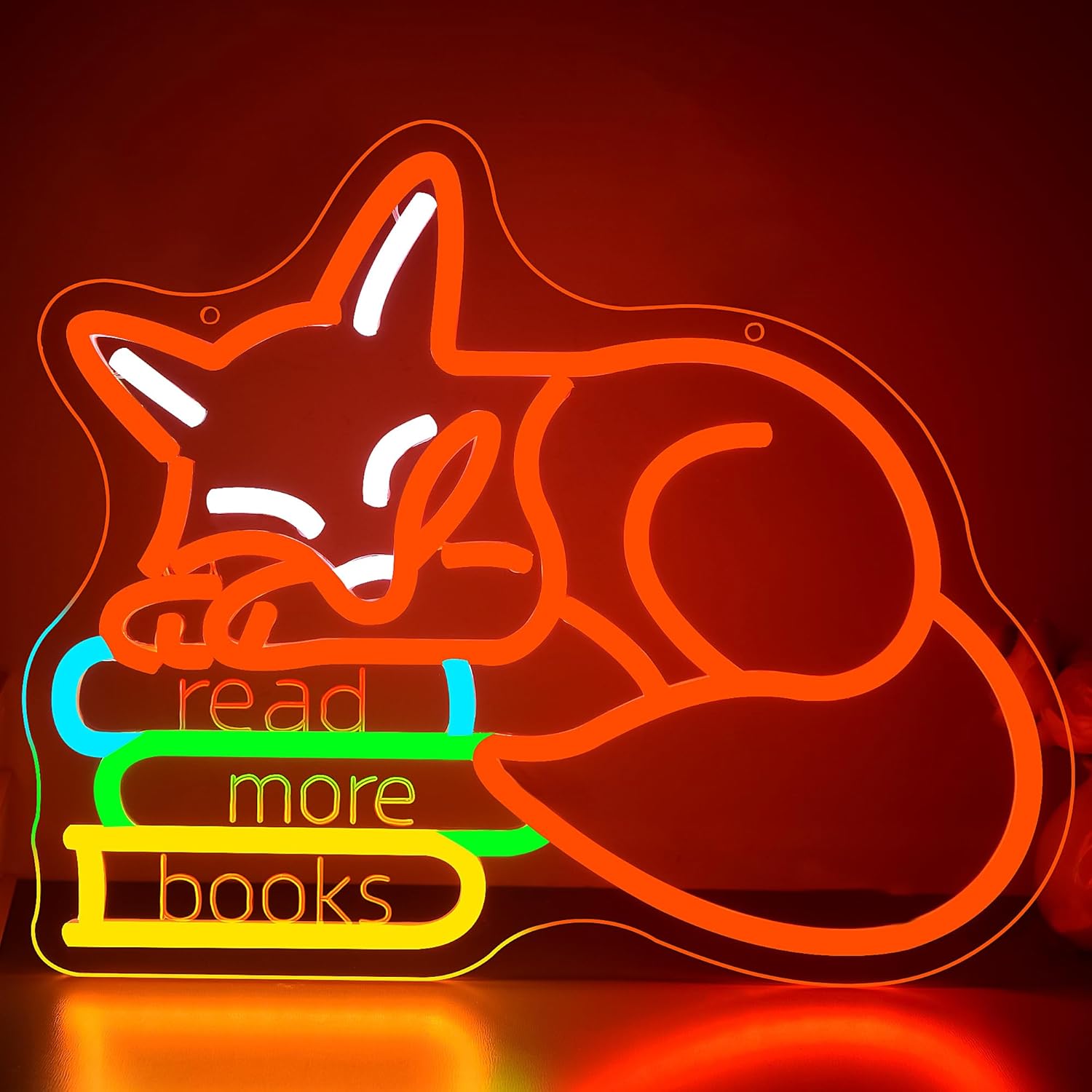 Read More Books Neon Sign Room - Lighting Decor And More reseña y precio
