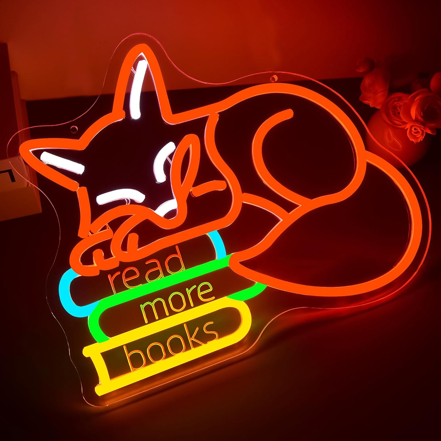 Read More Books Neon Sign Room - Lighting Decor And More reseña y precio