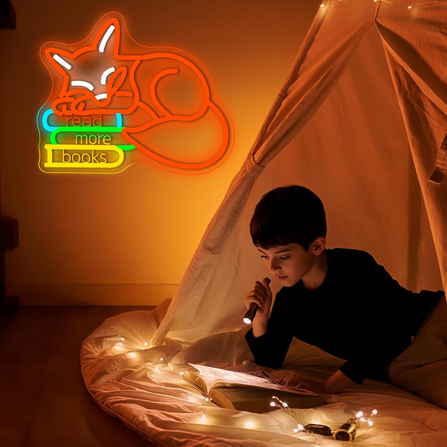 Read More Books Neon Sign Room - Lighting Decor And More reseña y precio