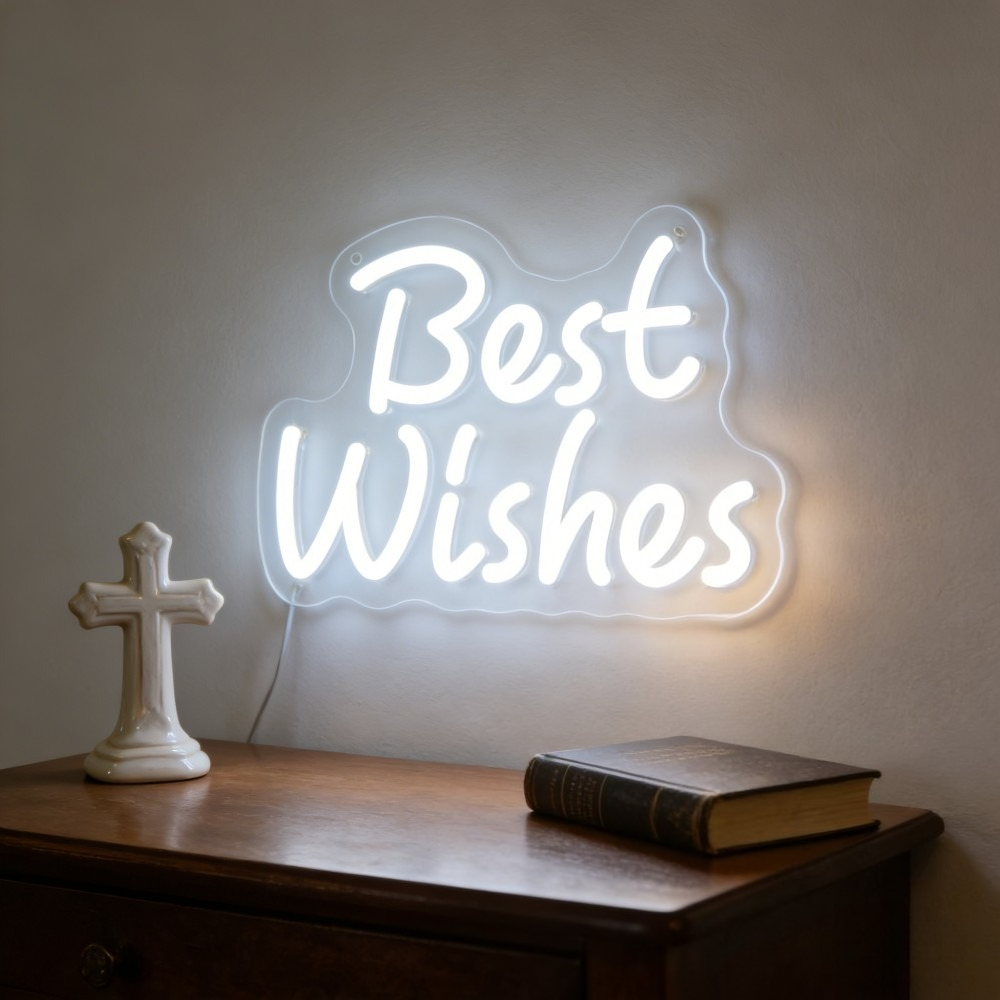 Best Wishes Dimmable LED Neon  - Outdoor Lighting Decor Ideas reseña y precio