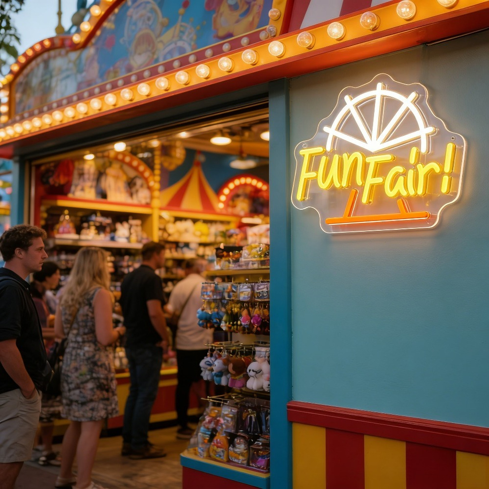 Fun Fair LED Neon Light for Wa - Outdoor Lighting Decor Ideas reseña y precio
