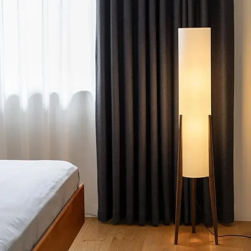 Japanese wooden floor lamp Wab - Floor Lamp Tripod reseña y precio