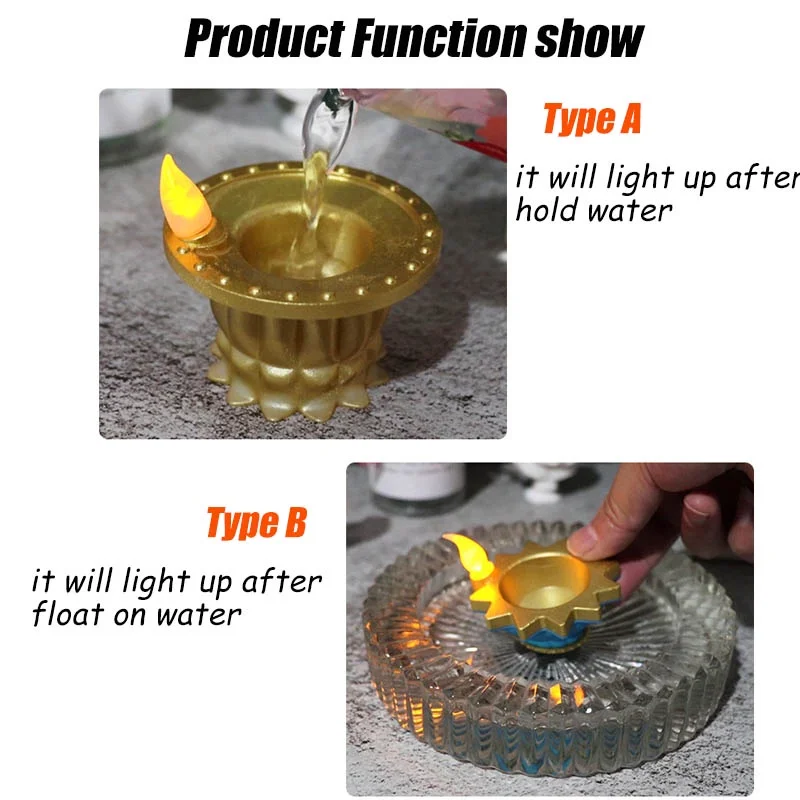 LED Candle Lamp Diwali Simulat - Lighting Decoration For Diwali reseña y precio