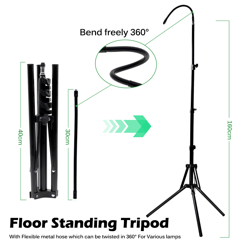 Adjustable 60-160cm Metal Floo - Floor Lamp Tripod reseña y precio