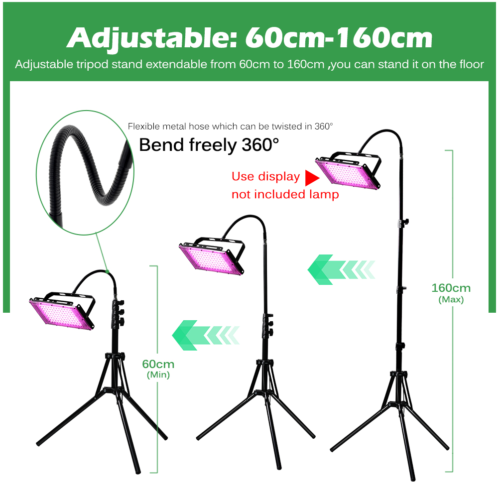 Adjustable 60-160cm Metal Floo - Floor Lamp Tripod reseña y precio