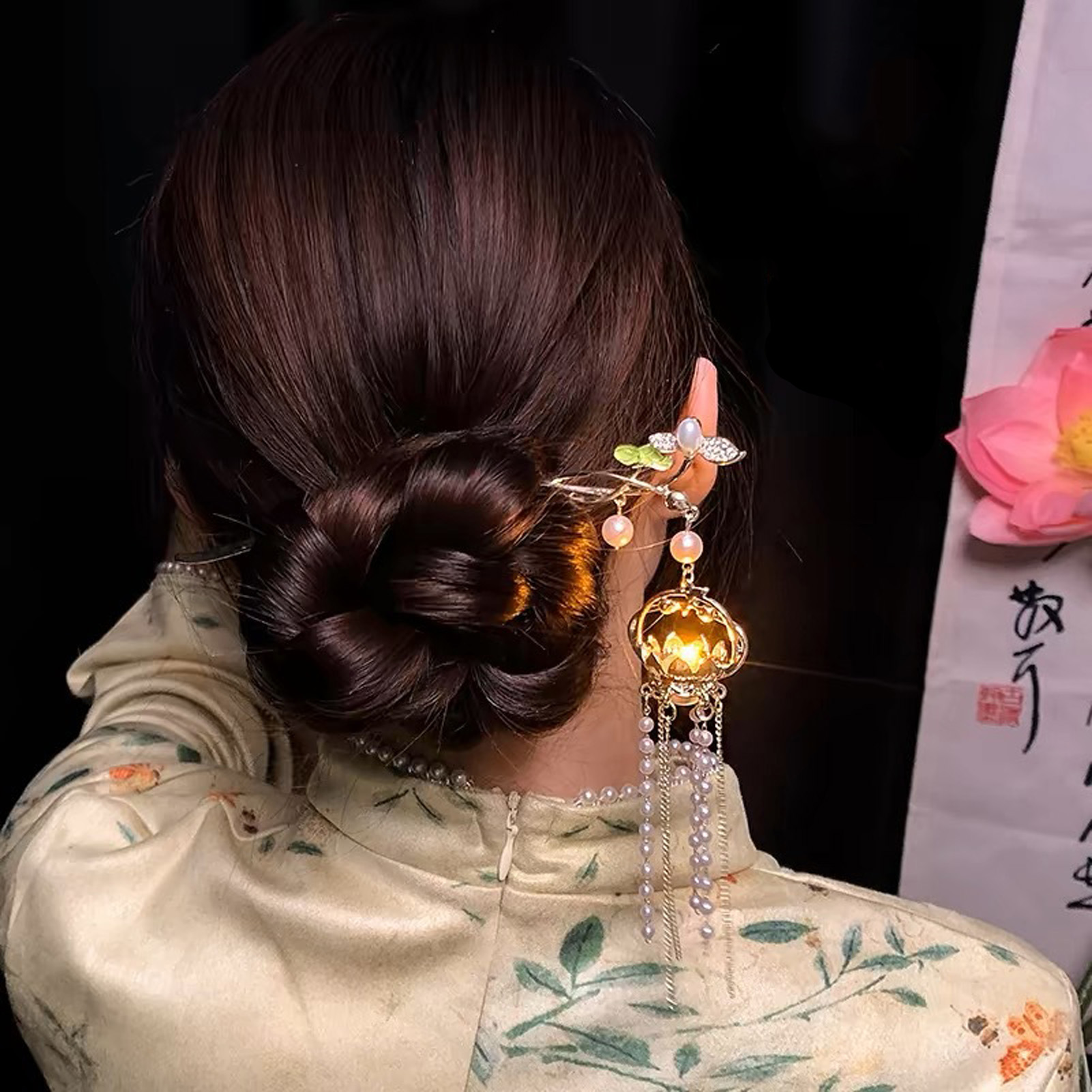 Luminous Flower Hairpin For Wo - Vintage Lighting Decor reseña y precio