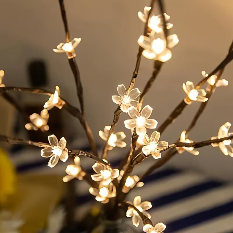 1/2PC 20LED Cherry Blossom Tre - Decor Lighting Lamps reseña y precio