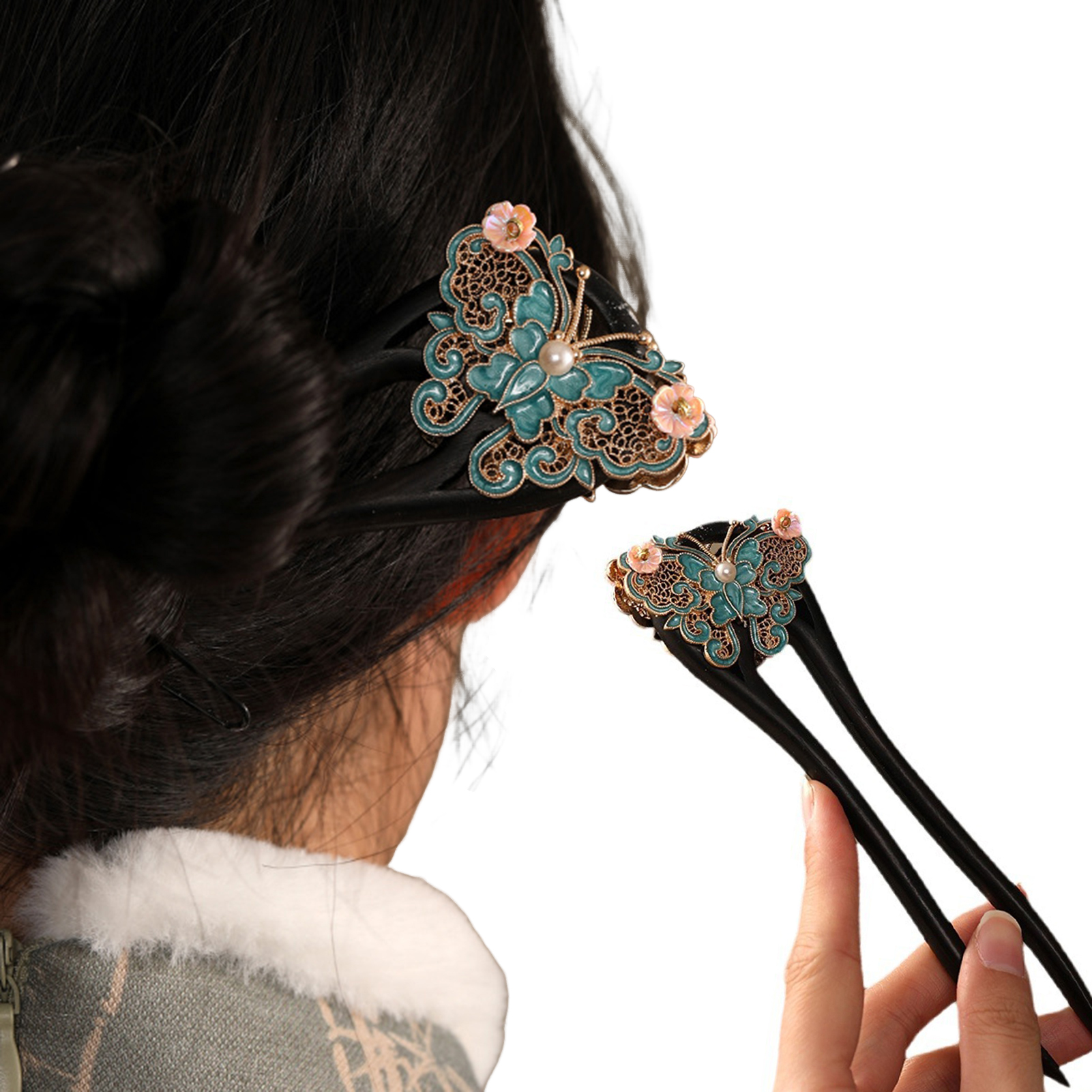 U Shape Chinese Style Hairpin  - Vintage Lighting Decor reseña y precio