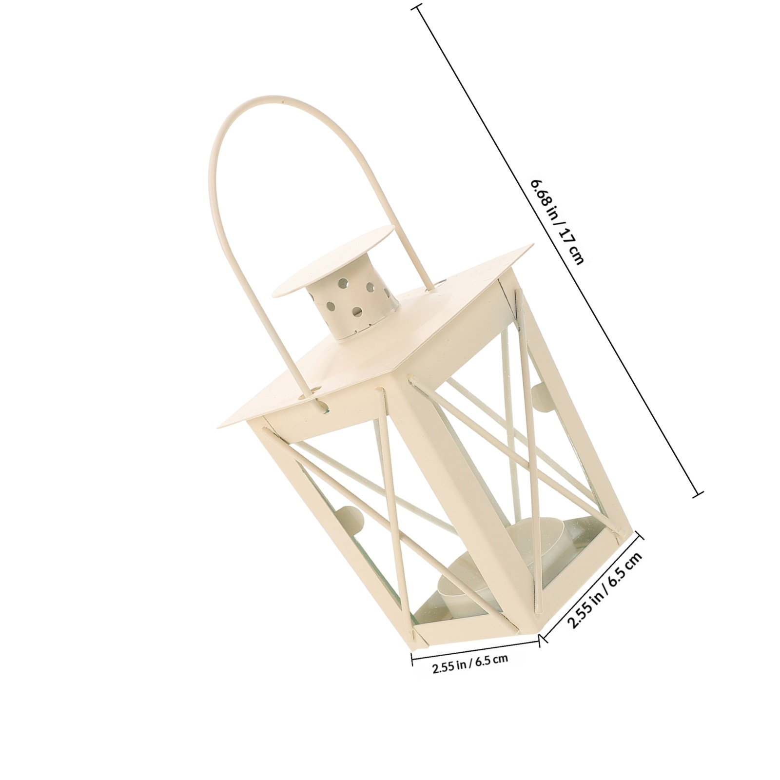 Heavy Duty Iron Tea Light Lant - Outdoor Lighting Decor Ideas reseña y precio