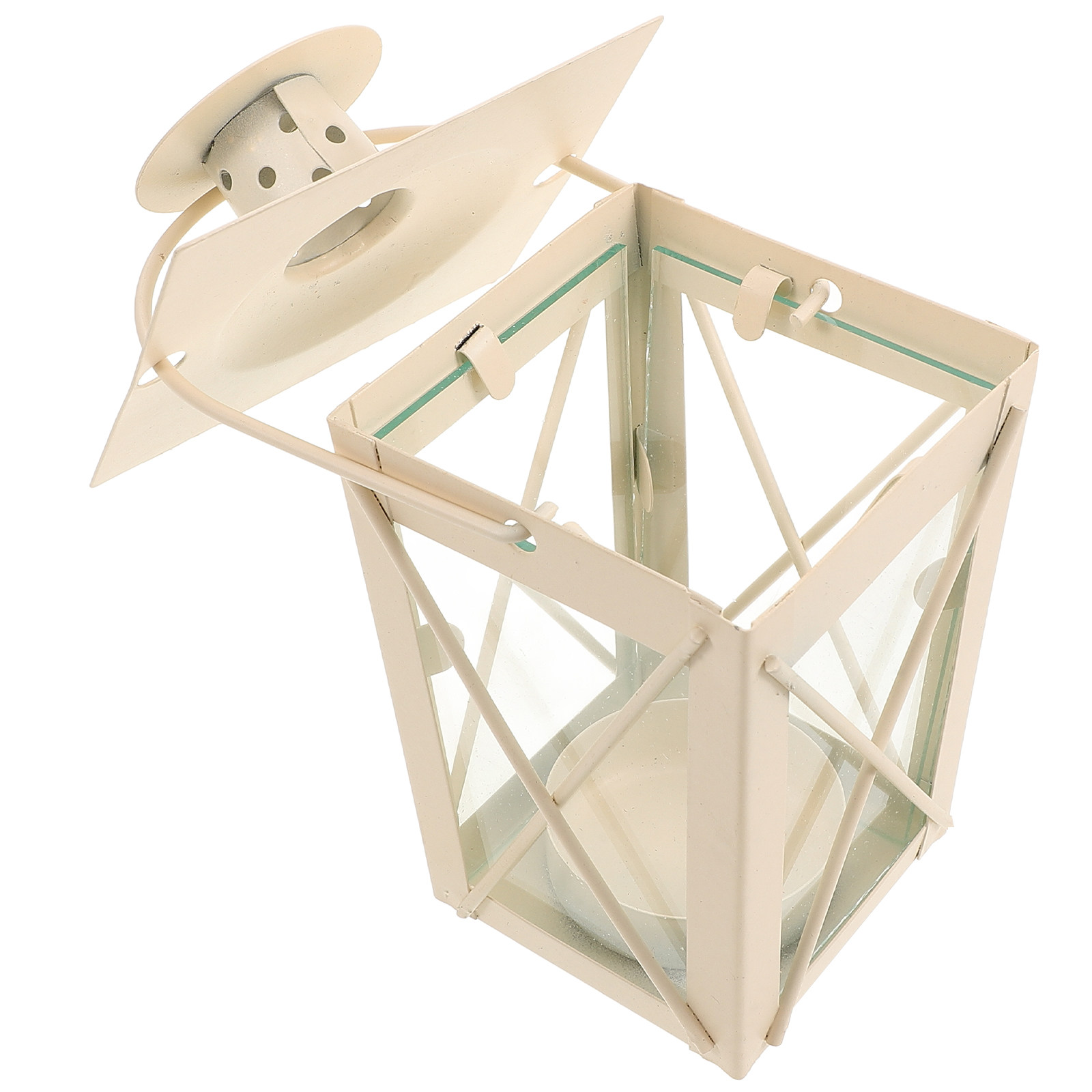 Heavy Duty Iron Tea Light Lant - Outdoor Lighting Decor Ideas reseña y precio