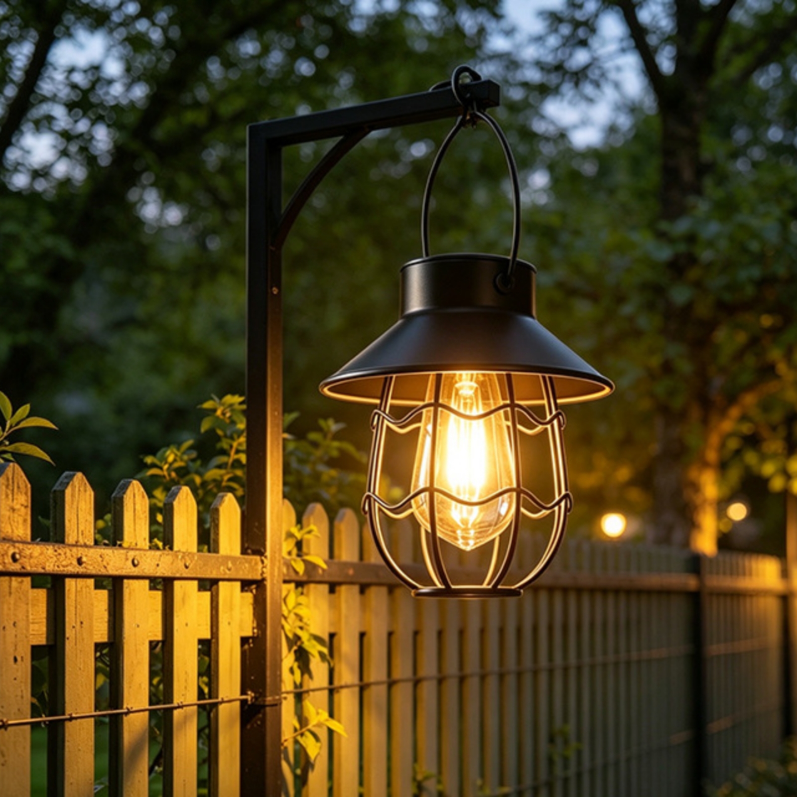 Wavy Frame Lantern Energy Savi - Garden Lighting Decor reseña y precio