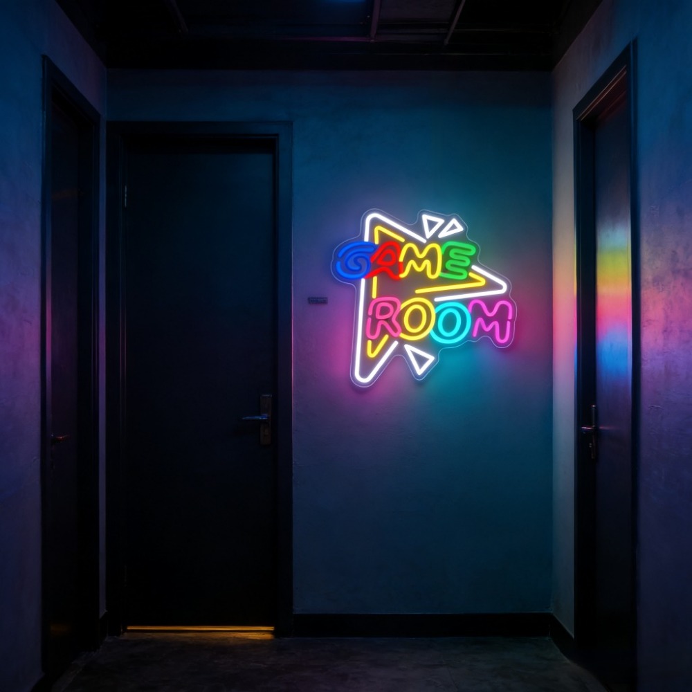 GAME ROOM LED Neon Sign Dimmab - Outdoor Lighting Decor Ideas reseña y precio