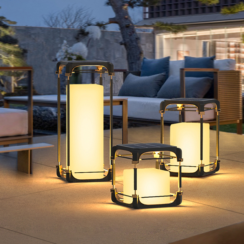 Luminous floor lamp courtyard  - Garden Lighting Decor reseña y precio