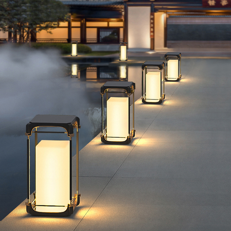 Luminous floor lamp courtyard  - Garden Lighting Decor reseña y precio
