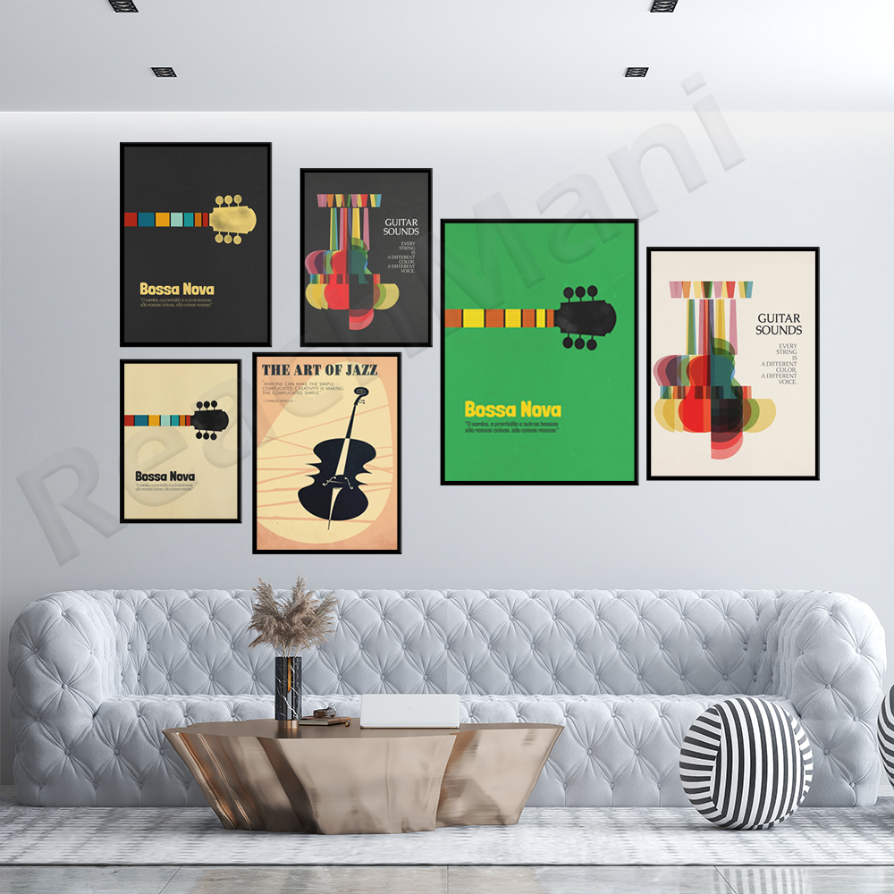 Bossa Nova Poster, Jazz Print, - Nova Decor & Lighting Juletrelys reseña y precio
