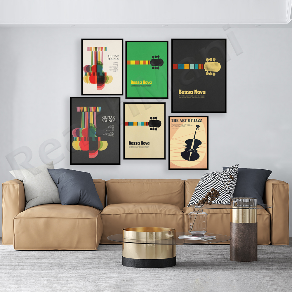 Bossa Nova Poster, Jazz Print, - Nova Decor & Lighting Juletrelys reseña y precio