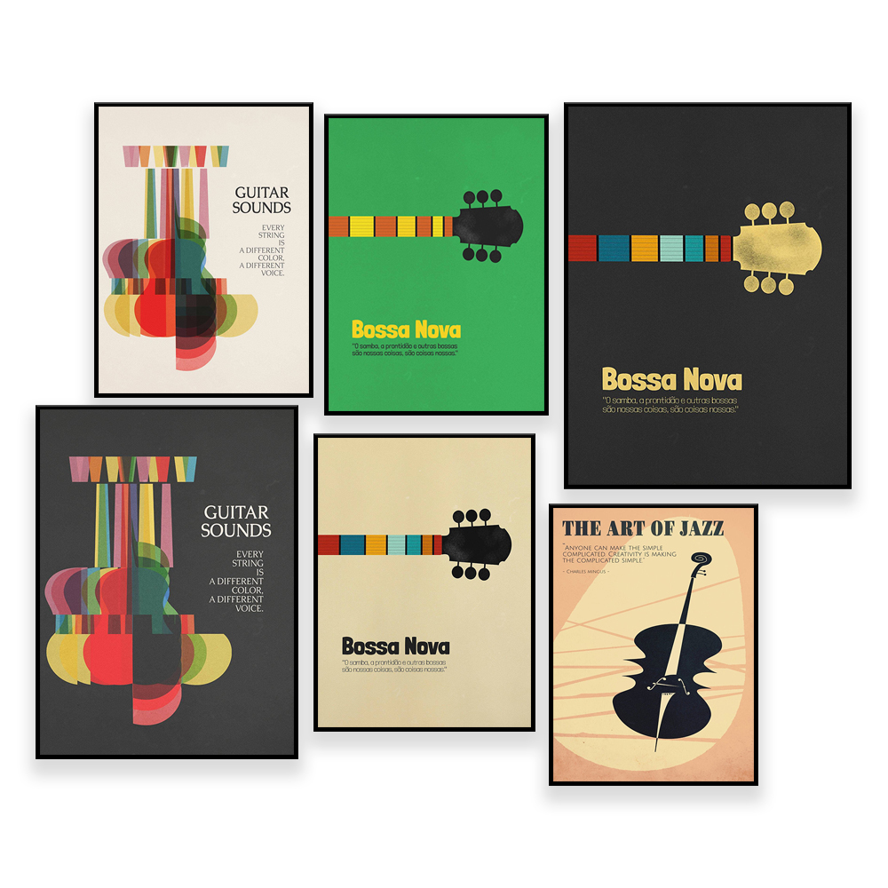 Bossa Nova Poster, Jazz Print, - Nova Decor & Lighting Juletrelys reseña y precio