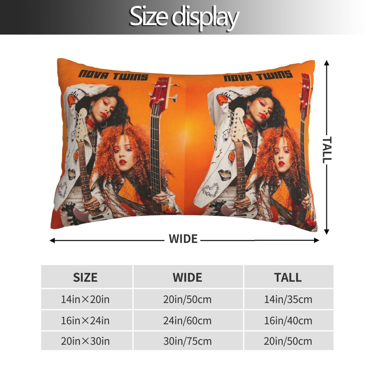 Nova Twins Rectangle Pillowcas - Nova Decor & Lighting Juletrelys reseña y precio
