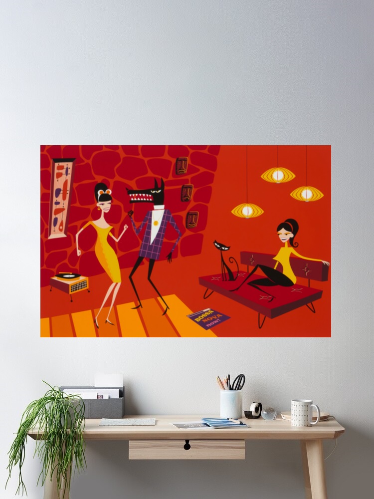 Josh Agle Bossa Nova Now Photo - Nova Decor & Lighting Juletrelys reseña y precio