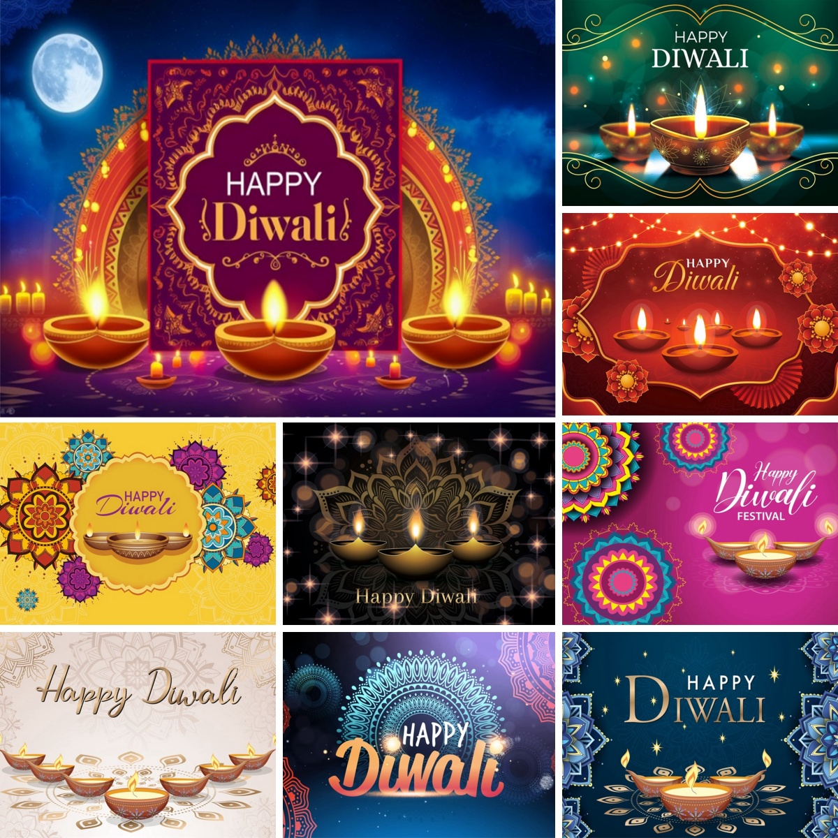 Happy Diwali Photography Backg - Lighting Decoration For Diwali reseña y precio