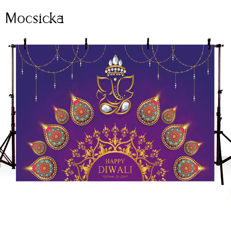 Mocsicka Happy Diwali Backdrop - Lighting Decoration For Diwali reseña y precio