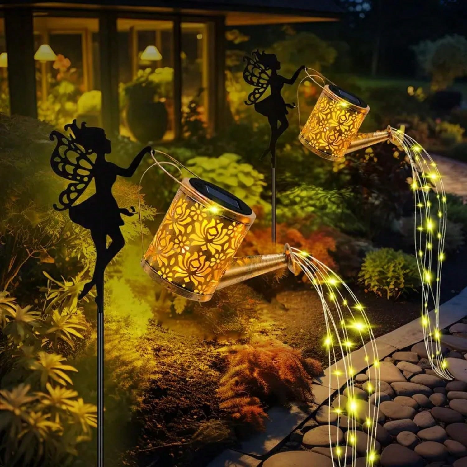 1 PC Solar Outdoor Fairy Water - Garden Lighting Decor reseña y precio