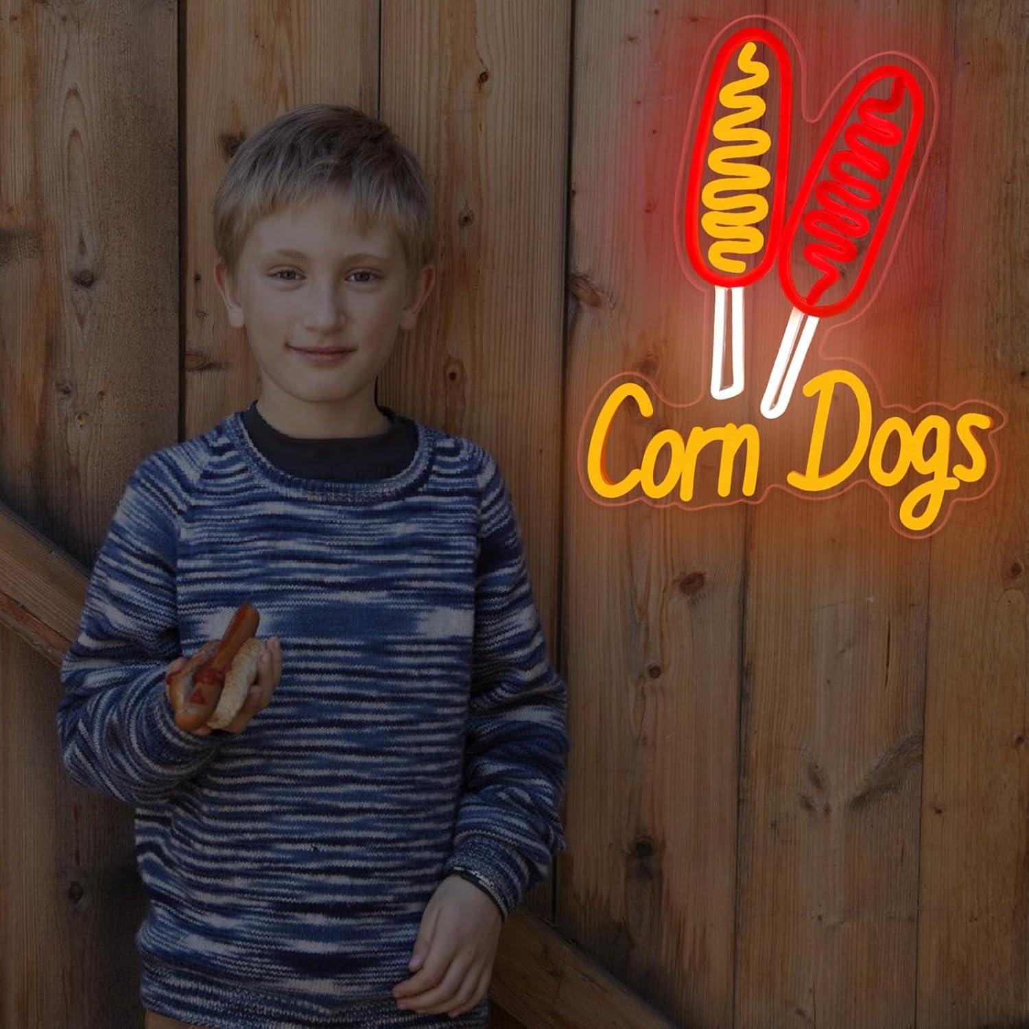 Corn Dog Neon Sign Snack USB D - Restaurant Lighting Decoration reseña y precio