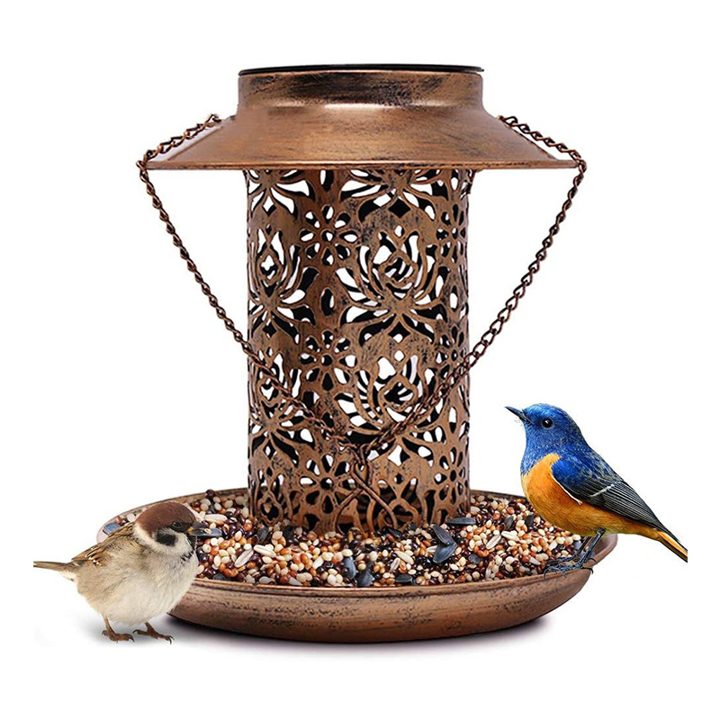 Hanging Bird House Metal Outdo - Outdoor Lighting Decor Ideas reseña y precio