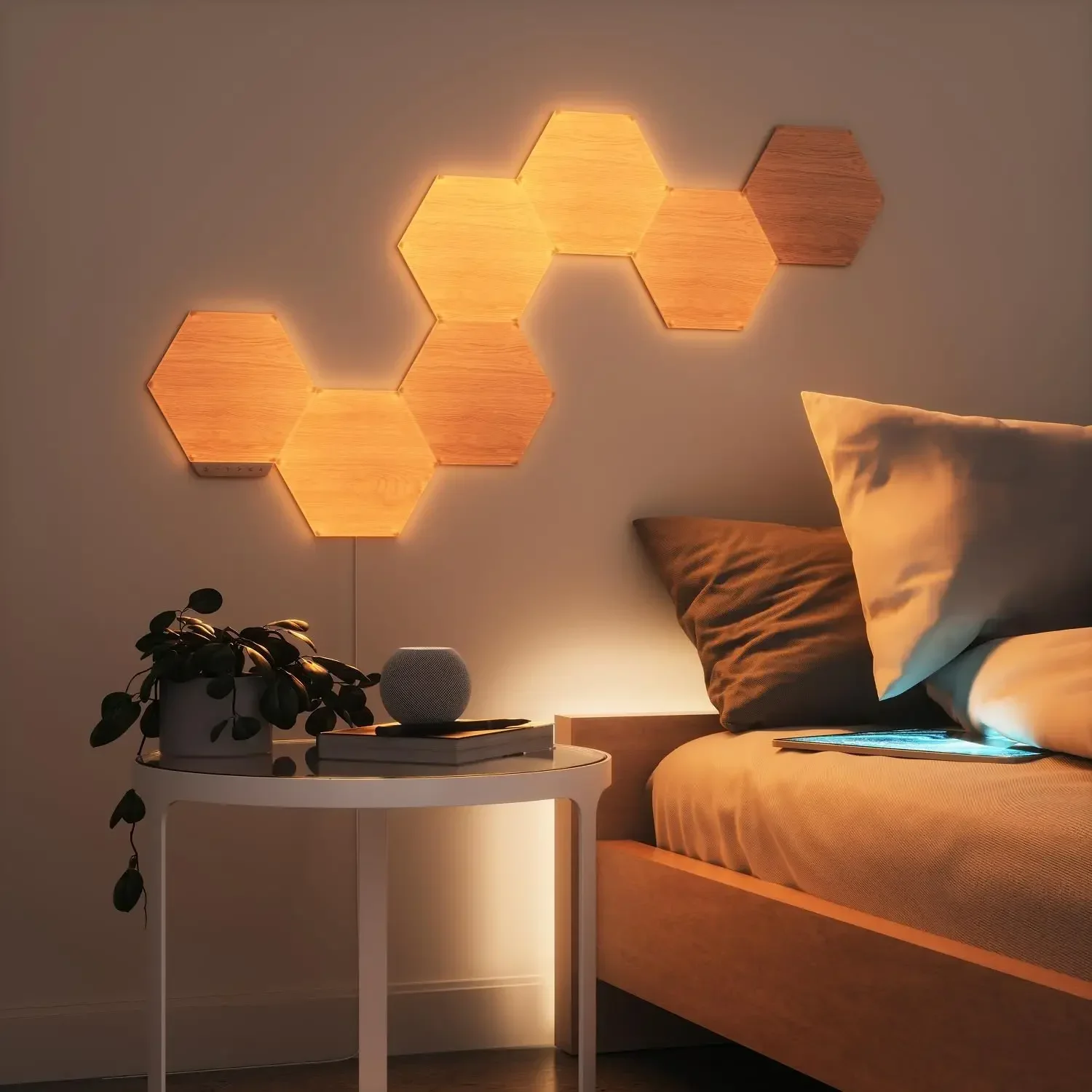 Elements Wood Look Smart Wall  - Elements Lighting Decor reseña y precio