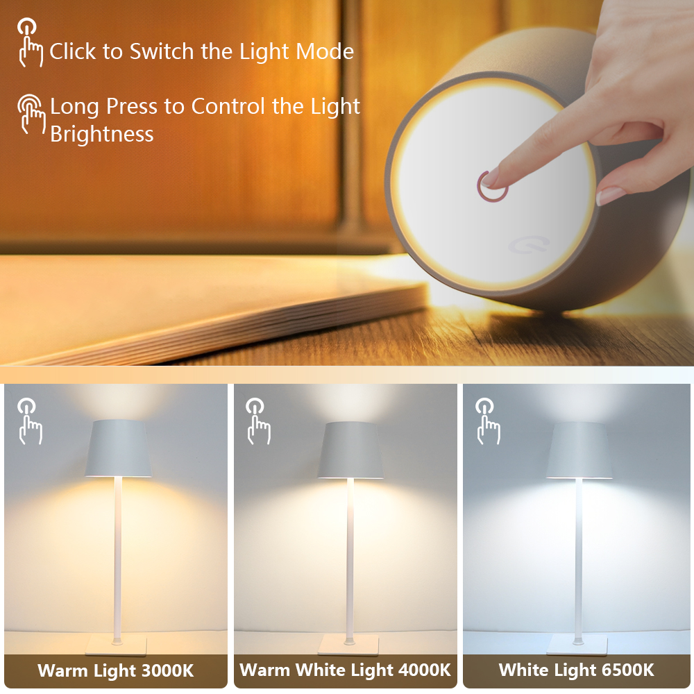 LED Rechargeable Desk Light Wi - Decor Lighting Lamps reseña y precio