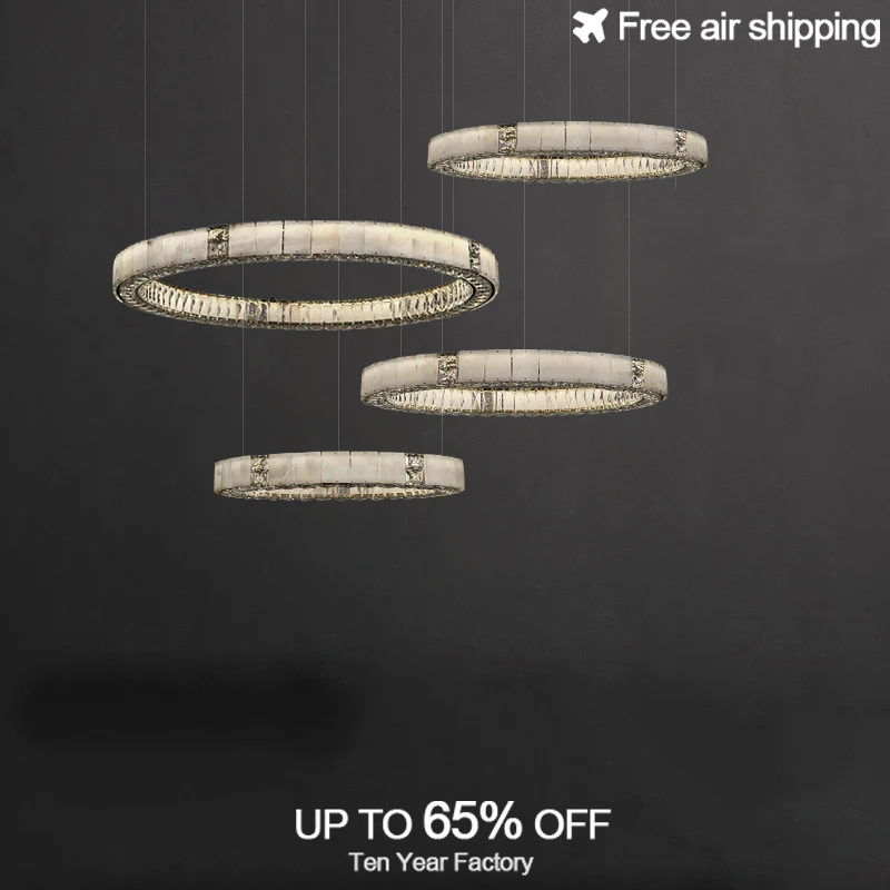 Gold Black Modern LED Chandeli - Elements Lighting Decor reseña y precio