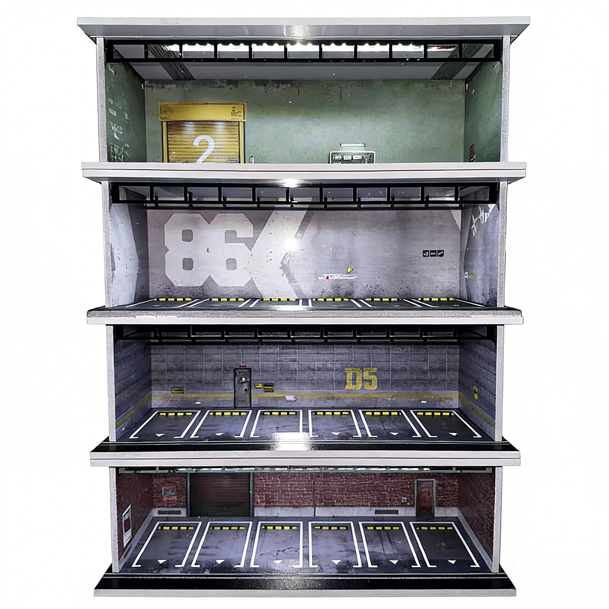 More Art 1/64 Car Garage Diora - Lighting Decor And More reseña y precio