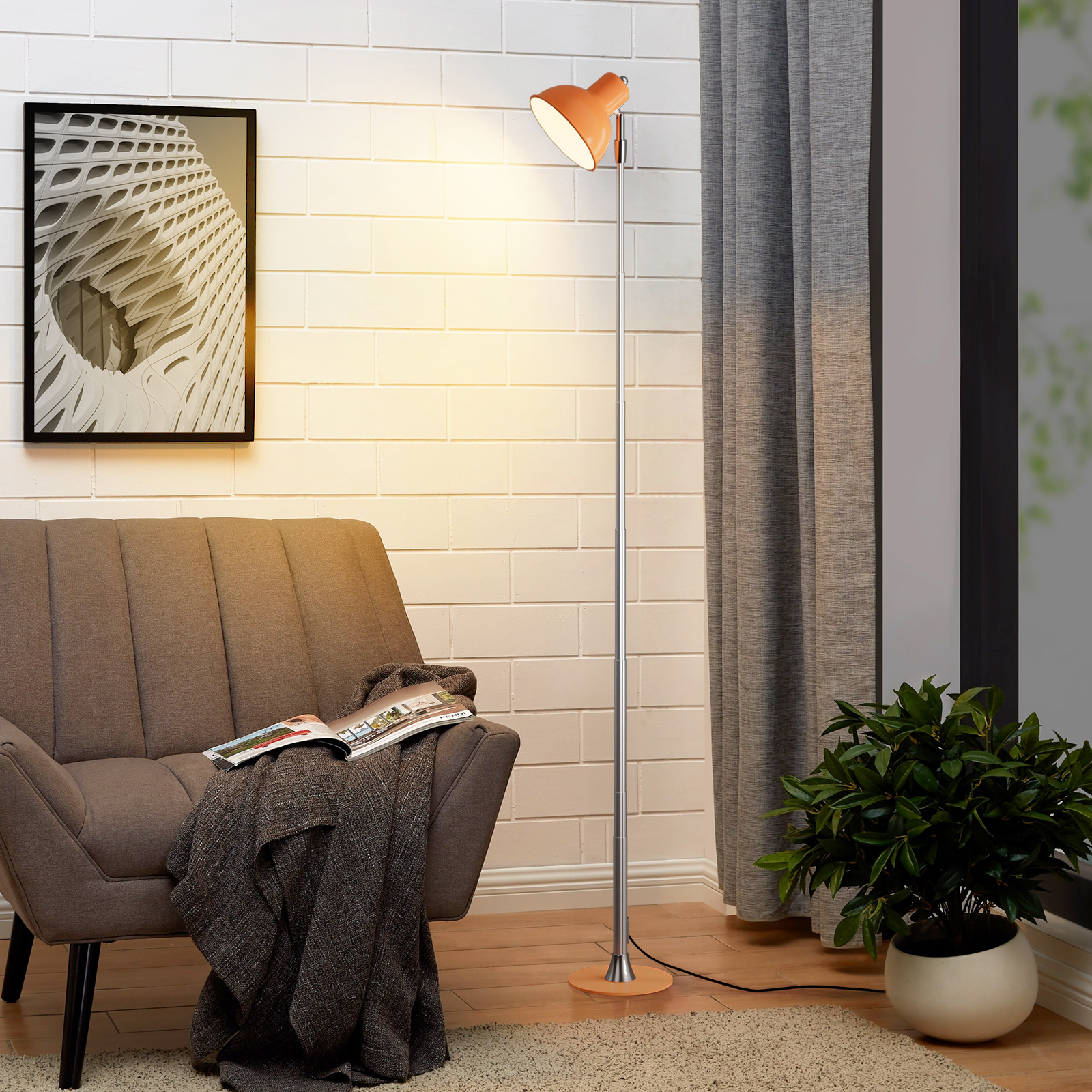 MARPOU Floor Lamp Adjustable w - Floor Lamp Tripod reseña y precio