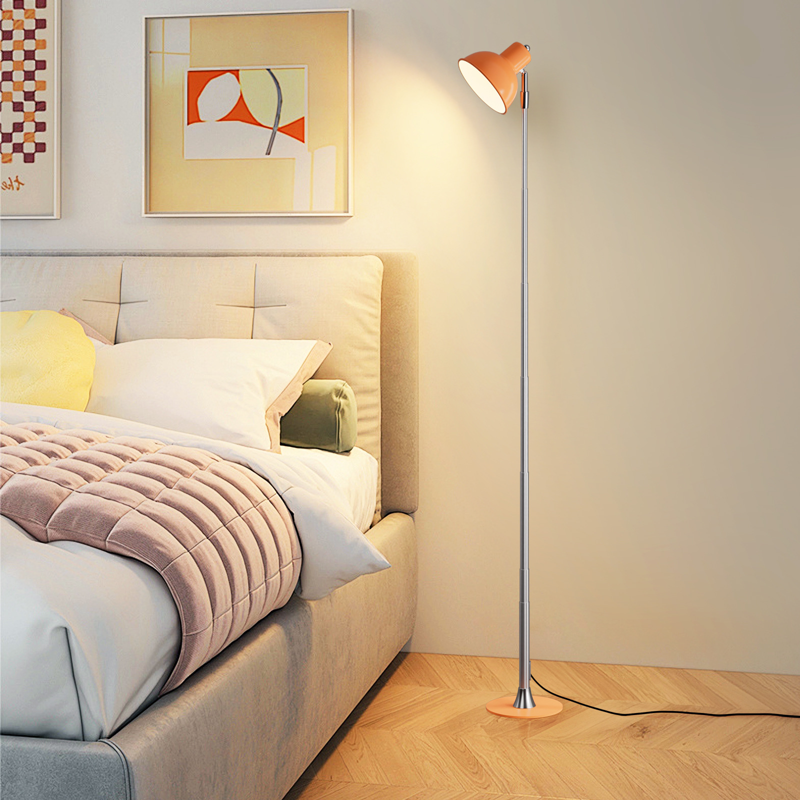 MARPOU Floor Lamp Adjustable w - Floor Lamp Tripod reseña y precio